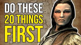 20 Essential Things You NEED To Do First in Skyrim