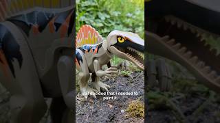 I&#39;ve been busy repainting my Spinosaurus figurine. #lego #dinosaur #afol #jurassicpark