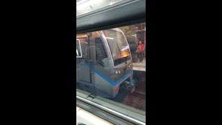 Загорелся поезд метро Русич на Кунцевской