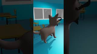 ЕСЛИ БЫ КОТИКИ ХОДИЛИ В ШКОЛУ - 40 АВГУСТА, но 3D #shorts  #приколы #kotiynet