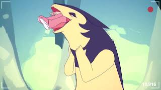 Typhlosion eat that trainer (vore animation)