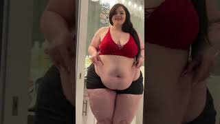 Big mommy #belly #stuffing #weight #gain #bbw#model #curvy