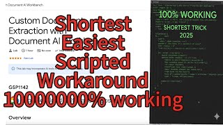 GSP1142 | Custom Document Extraction with Document AI Workbench | gsp1142 | Workbench | Document
