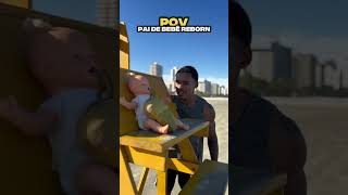 Pai de bebê reborn 😂 #futebol #humor