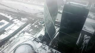 Москва-Сити зимой