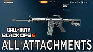 All Attachments of XM4 in Black Ops 6 Gunsmith Showcase