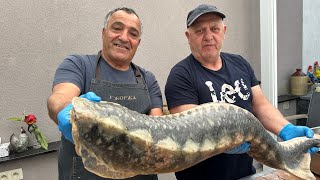 Из этого монстра мы получили два шикарных,королевских блюда
