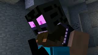 Enderman eat steve