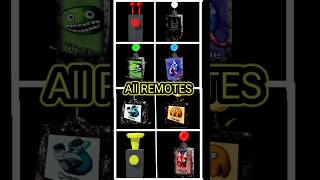 Garten OF Banban 8 : All  New REMOTES Comparison