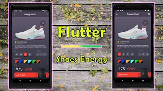 Flutter UI Design - Shoes Energy Application - Nike -  Android - IOS
