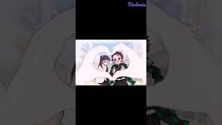 Tanjiro x Kanao [shape of you ]#shorts