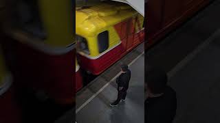 🚇 Поезд &quot;Синергия-2&quot; в московском метро #метро #поезд #московскоеметро