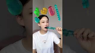 What to eat today Colorful food color series jelly
