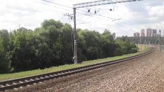 Электропоезд Нара-Москва.Окраина станции Москва Киеская-Сортировочная