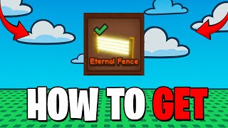 How To GET ETERNAL FENCE In Grow A Garden FROM NEW FALL UPDATE !!