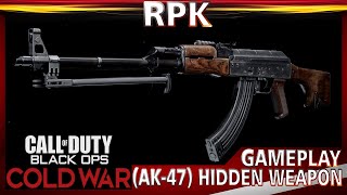 Black ops Cold War RPK (AK-47 Hidden Weapon) Gameplay