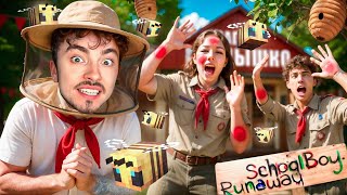 НАТРАВЛЯЮ ЗЛЫХ ПЧЁЛ НА ЗЛЫХ РОДИТЕЛЕЙ В SCHOOLBOY RUNAWAY В МАЙНКРАФТ!