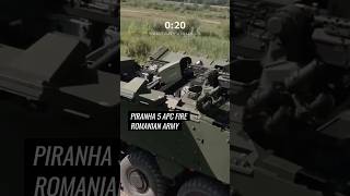 Romanian Army Tests Piranha 5 APC with 30mm Cannon