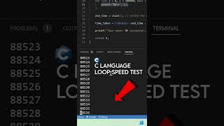 Go lang vs C language speed test 😱 shocking result #shorts #golang #c #coding