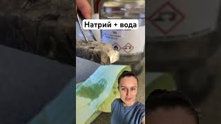Щелочные металлы в реакции с водой #репетиторпохимии #химия