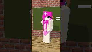 HELP Creeper draw pretty girl for good grade ! #happy #minecraft #shorts #trending