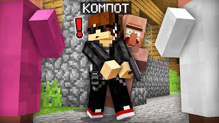 Я СТАЛ ТЕЛОХРАНИТЕЛЕМ ЖИТЕЛЯ В МАЙНКРАФТ | Компот Minecraft