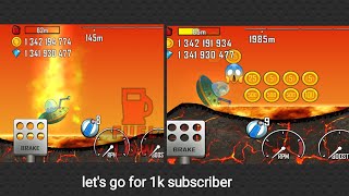 HILLCLIMBRACING : UFO 🛸 ON VOLCANO 🌋 || GAMEPLAY WALKTHROUGH ||