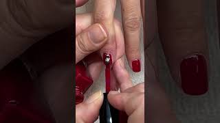 Manicure with Manucurist Dark Dahlia  #nailcare