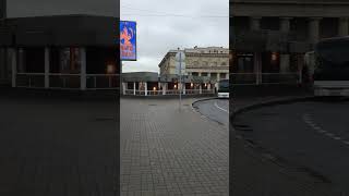 Санкт-Петербург. 13.12.2024. Павильон метро «Балтийская» и главное здание Балтийского вокзала