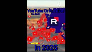 YouTube Or RuTube? Europe #mapper #coutry #europe #mapping #edit #map #country #youtube #rutube