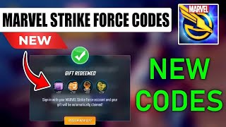 MARVEL STRIKE FORCE CODES 2025 NEW - FREE REWARDS MARVEL STRIKE FORCE