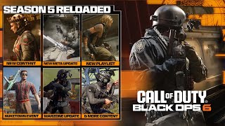 ALL 100+ NEW Black Ops 6 Season 5 Reloaded Changes! (Patch Notes, Meta Update, &amp; MORE) Update 1.80