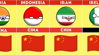 How to Say &quot;CHINA&quot; in Different Languages #countryballs