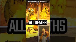 ALL DEATHS in FNAF: MIMIC Behind The Scenes! | Five Nights at Freddy&#39;s: Secret of the Mimic