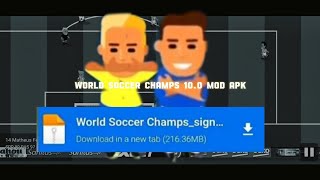 World soccer champs 10.0 mod apk mediafıre 2025