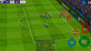 Pro League Soccer Android Gameplay ⚽ Brazil VS Argentina