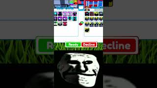 When You Make A 200 IQ Trade In Toilet Tower Defence! 😱 #shorts #roblox #trollface