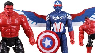Red Hulk Collection - Marvel Captain America Brave New World Toy Collection