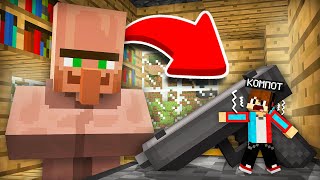 Я УМЕНЬШИЛСЯ И РАСКУСИЛ ПЛАН ЖИТЕЛЯ В МАЙНКРАФТ | Компот Minecraft
