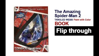 The Amazing Spider-Man 2 Paint with Water Book Flip Through Tangled Webs