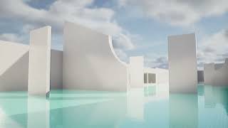 3 Hour - The Backrooms: Lost Tape - Large Liminal Pool with Cloudy Skies Ambience