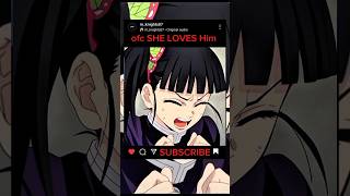 ✨ When Kanao can’t hide her love for Tanjiro ❤️