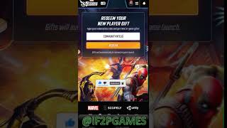 MSF promo gift code #29 - Marvel Strike Force @if2pgames
