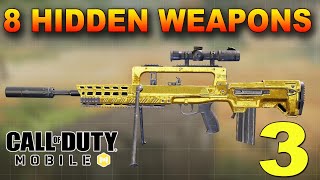 8 Secret hidden weapons gunsmith build in COD Mobile | Call of Duty Mobile Part 3