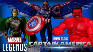 Marvel Legends Captain America Brave New World Falcon Red Hulk Review And Tiny Play Day Tweak