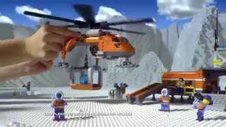 LEGO City Arctic - 2014 Commercial - 60034 Arctic Helicrane &amp; 60036 Arctic Base Camp