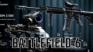 BATTLEFIELD 6: 10 minutes of Weapon Customization and Testing Loadouts