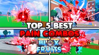 I Used my Top 5 BEST Pain Rework Combos for Bounty Hunting in Blox Fruits