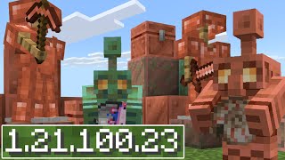 ВЫШЕЛ НОВЫЙ МАЙНКРАФТ БЕДРОК 1.21.100.23 | МЕДНЫЕ ГОЛЕМЫ, СУНДУКИ, БРОНЯ, КИРКИ и МЕЧИ | КАК СКАЧАТЬ