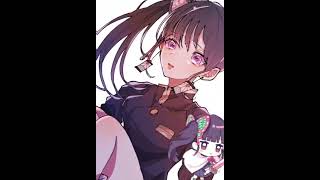 🍡🌸 demon Slayer 🍡🌸 nezuko singing with kanao 🌸 ( shape of you) 🌸